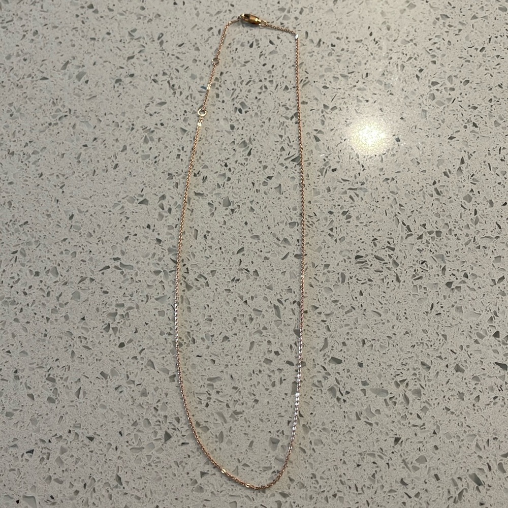 Made by Mary rose gold filled chain (16-18in)